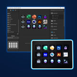 Stream Dock - mirabox Studio Control Deck with 15 Macro Keys, Customizable LCD Buttons to Trigger Actions in OBS, Twitch, YouTube, Perfect for Live Streaming, Photo and Video Editing