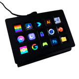 Stream Dock - mirabox Studio Control Deck with 15 Macro Keys, Customizable LCD Buttons to Trigger Actions in OBS, Twitch, YouTube, Perfect for Live Streaming, Photo and Video Editing