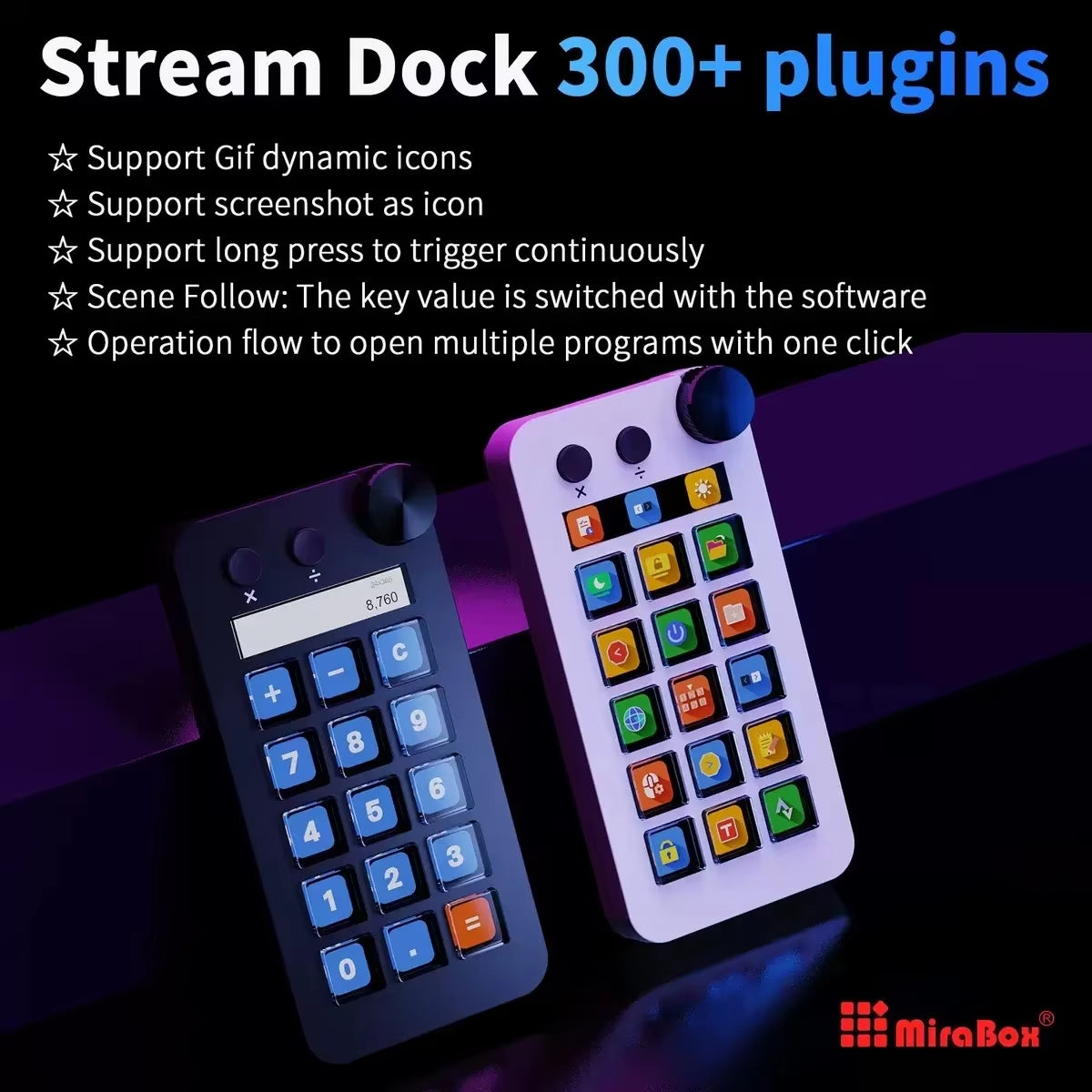 【未使用品】Stream Dock MBox N1 楽天市場】Stream Dock MBOX N1 左手デバイス テンキー型 PC作業
