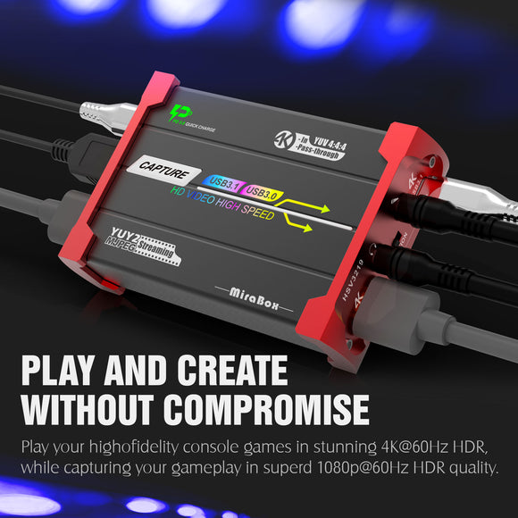 Mirabox® 2021 NEW 1080P USB3.1 Capture Card